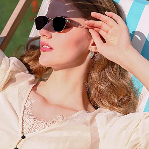 Huggie Earrings for Women 14K Gold Plated Earrings Dainty Statement Sterling Silver Cute Dangle Earring Hypoallergenic Huggie Hoop Earrings for Wome Trendy Prom Party Jewelry Gift - color: 3-silver