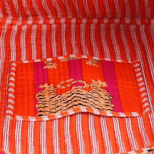 INDACORIFY Cotton Printed Tote Bag Women Shopping Carry Bag Indian Handmade Shopping Bag Ethnic Baho Hippie Shoulder Market Daily Use Tote Bag
