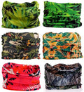 KINREE 6PCS Outdoor Magic Scarf, Elastic Headbands, Headscarves, Headwear, Mask - color: Maple Leaf
