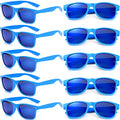 Eyegla Sunglasses Bulk Party Sunglasses Pack 80s Shades Eyewear Set for Men Women 8/10/20/30Pack - color: Blue 10 Pack