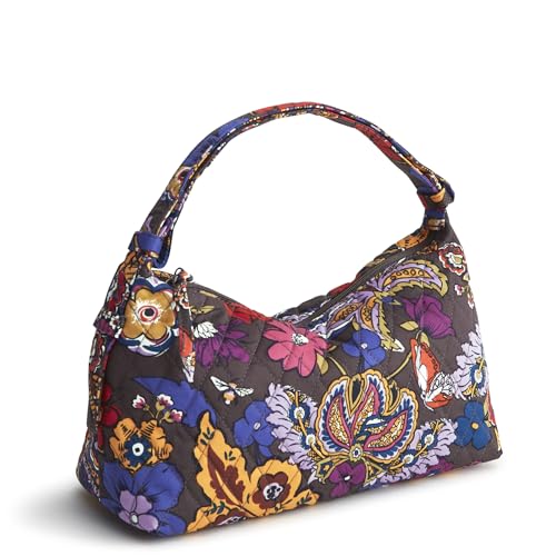 Vera Bradley Women's Premium Cotton Roxbury Crescent Shoulder Bag - color: Colorful Bouquet