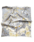 Hioyiwse Head Scarf For Women Hair Bandana 35" Large Square Satin Wrap Sleeping Neck Silk Satin Hair Scarves Lightweight - color: F17-forest House(35*35inch）