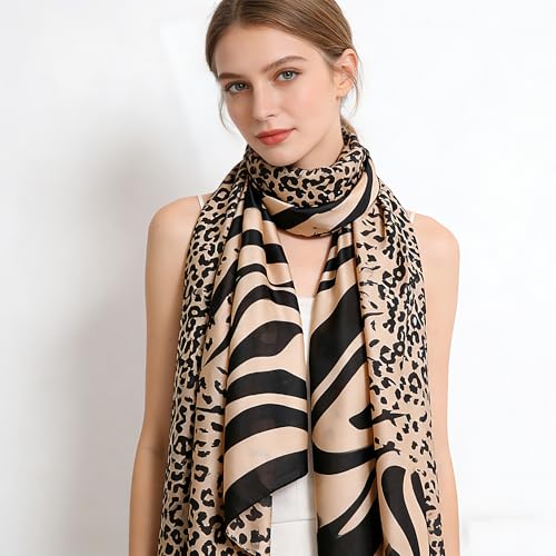 Silk Scarf Mulberry Silk Fashion Scarves Long Lightweight Shawl Wrap … - color: W09