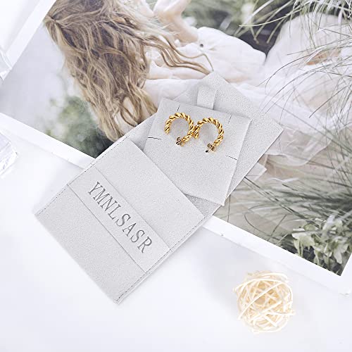 Women's Hoop Earrings Twisted Rope Round Hoop Earrings in Rose Gold, White Gold and Yellow Gold