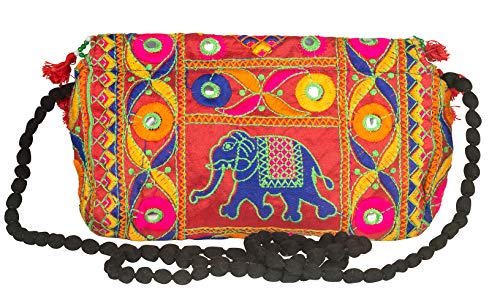 Satchel Handbag Purse Crossbody Colorful Tassels Women Fashion Boho Coin Wallet Accessories Elephant Unique