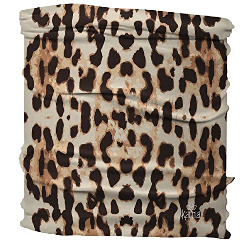 Karma Gifts Leopard Headband for Women - Medium - Fabric Headband and Stretchy Hair Scarf - Beige/Brown - color: Leopard, size: 1 Count (Pack of 1)