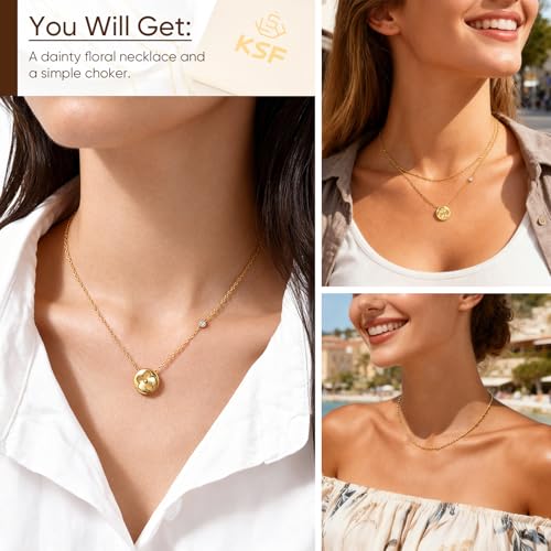 KSF Gold Lariat Necklace for Women Y Shaped Layered CZ Drop Chain | Y shaped necklace; Layered CZ detail; Long lariat style; Gift for her - color: Gold-14
