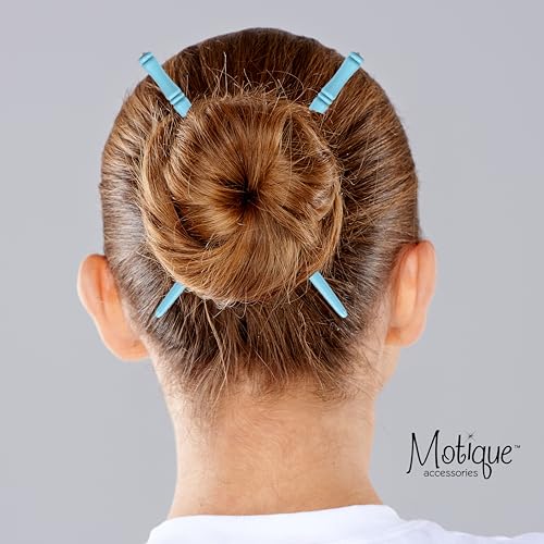 Carved Wooden Hair Sticks Set, Traditional Hair Chopsticks, 7 inches, 2 Pack, Vintage Style (Blue) - color: Blue