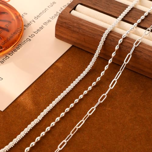 MIDEEO Gold/Silver Ankle Bracelets for Women,14K Gold Anklets for Women Waterproof Cuban Link Heart Beads Herringbone Rhinestone Anklets Set Layered Anklet Bracelets for Women Gold Jewelry Gift - style: 3Pcs Anklets G-SL