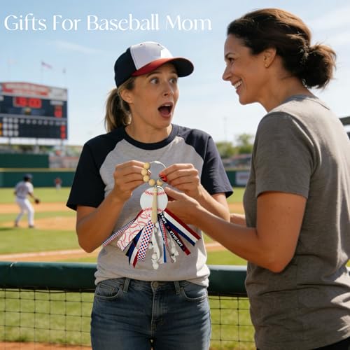 Baseball Softball Soccer Football Volleyball Sports Mom Charms for Bogg Bag Accessories Tassel Backpack Gifts - style: Baseball