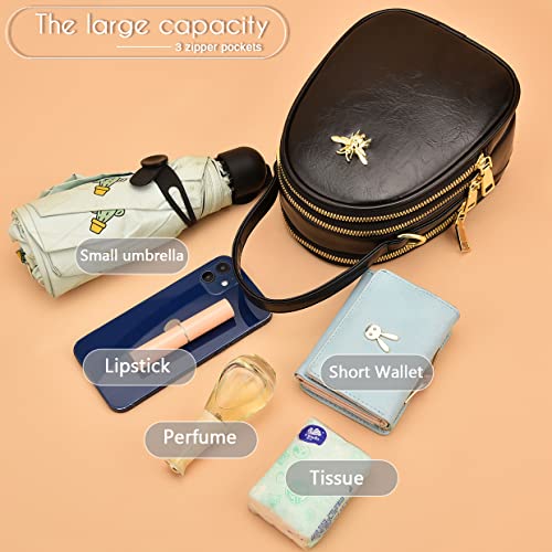 Small Crossbody Bags Shoulder Bag for Women Stylish Ladies Messenger Bags Purse and Handbags Wallet - color: 11-1-black