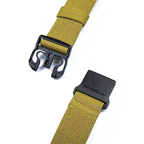 Eddie Bauer Women's Active Stretch Webbing Trail Belt With Quick Release Buckle, One Size Fits Most - color: Chartreuse