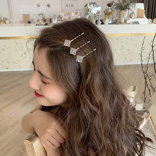 inSowni 30 Pack/15 Pairs Retro Vintage Metal Silver Alligator Hair Clips Barrettes Bobby Pins Leaf Flower Butterfly Accessories for Women Girls