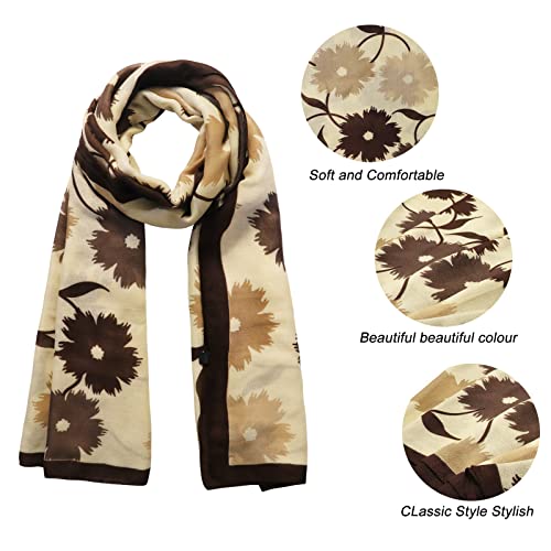 FINIZO Women's Fashion Scarves, Pashmina Wrap for All Season, Everyday Wear for Ladies, Solid Color Bridesmaid Gifts - color: 41
