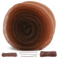 YGQQOY Updo Hair Filler, Padding, Sponge, Donuts, Volume Bumps It Tool and Hairpins, Light Brown - color: Light Brown