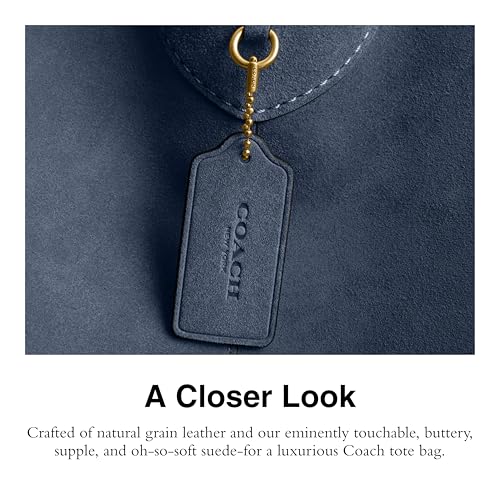 COACH Brooklyn Shoulder Bag 39 - color: Light Denim Suede