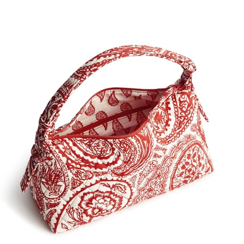 Vera Bradley Women's Premium Cotton Roxbury Crescent Shoulder Bag - color: Paisley Key