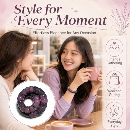 Fidget Bracelet Natural Bodhi Seeds Beaded Bracelets Zen Fidget Stretch Bracelets Alleviate Anxiety Stress Protection Healing Bodhi Jewelry Gifts for Women Men - color: A5:Fidget Bracelet