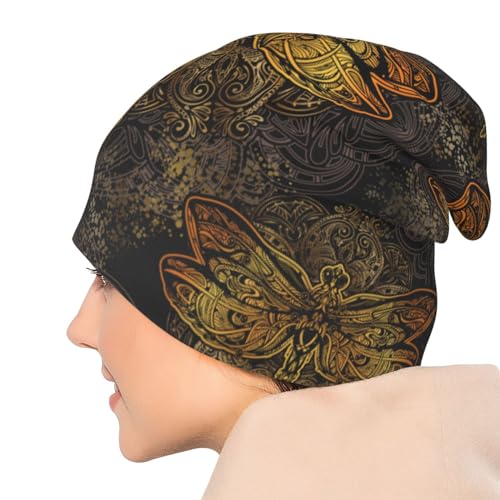 Tenna Teki Women Slouchy Beanie Chemo Hat Cancer Caps for Patient | Autumn Spring Lightweight Comfortable Breathable Beanie for Men - color: Brown
