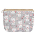 Women and Girls Cute Fashion Coin Purse Wallet Bag Change Pouch Key Holder - color: Cute Cat Pattern
