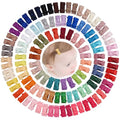 CÉLLOT Hair Clip, 120pcs Baby Girls Grosgrain Ribbon 1.2" Mini Bow Snap Clips, 60 Colors for Infant Toddlers Fine Thin Hair in Pairs - color: 120pcs/60color