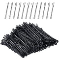 MORGLES 120Pcs Bobby Pins Black, 2Inches Bobby Hair Pins Bulk with Box for Women Girls - color: Black（2inch)