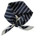 21 x 21 Inch Cotton Bandana for Women and Men,Soft Breathable Head Scarf, Multi-purpose Headband, Hair Scarf - color: Stripe Black-green-un14