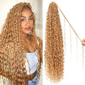 Goddess Boho Box Braids Crochet Hair-8 Packs 24 Inch Crochet Box Braids for Black Women Pre Looped (#27, 24 Inch (Pack of 8)) - color: #27, size: 24 Inch (Pack of 8)