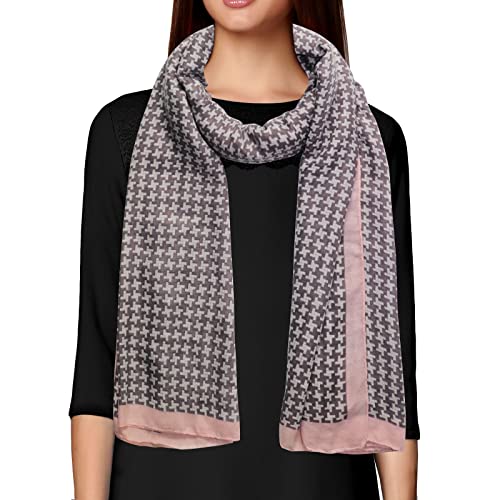 FINIZO Women's Fashion Scarves, Pashmina Wrap for All Season, Everyday Wear for Ladies, Solid Color Bridesmaid Gifts - color: 39pink
