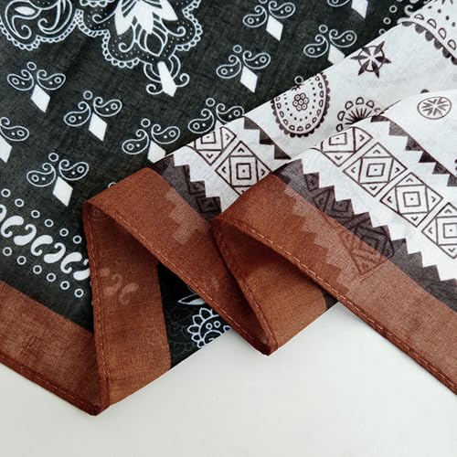 41" Large Square Scarf Hairscarf Fashion Scarves Hair Wrapping Scarfs Night Sleeping Headscarf for Women B06 - color: B0611