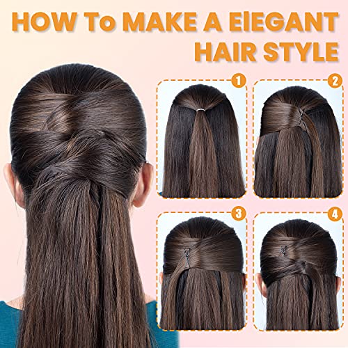 MORGLES 120Pcs Bobby Pins Black, 2Inches Bobby Hair Pins Bulk with Box for Women Girls - color: Black（2inch)