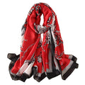 Silk Scarf Mulberry Silk Fashion Scarves Long Lightweight Shawl Wrap … - color: W02