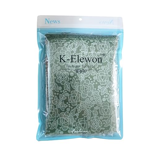 K-Elewon 27.5” Women Medium Square Scarf Head Scarf- 2PCS Neck Scarf Hair Scarf Head Sleeping Wraps Scarfs for Women H07 - color: Se03(2pcs)