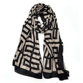 FINIZO Women's Fashion Scarves, Pashmina Wrap for All Season, Everyday Wear for Ladies, Solid Color Bridesmaid Gifts - color: 01