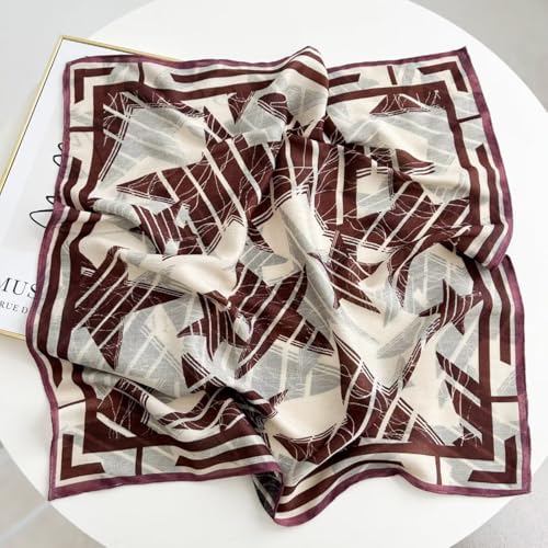 K-Elewon Women Medium Square Scarf Head Scarf Neck Scarf Hair Scarf Head Sleeping Wraps Bandana Scarfs for Women - color: V18