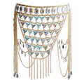 Women's Sexy Suit Body Chain - color: Gold Color-A-Skirt chain -3
