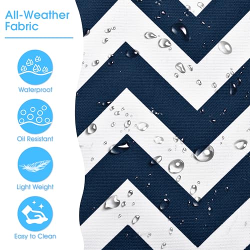 Becokan Beach Bag Large Beach Tote Bag for Women Waterproof Sandproof Swim Pool Bag With Zipper - color: Dark Blue Wave