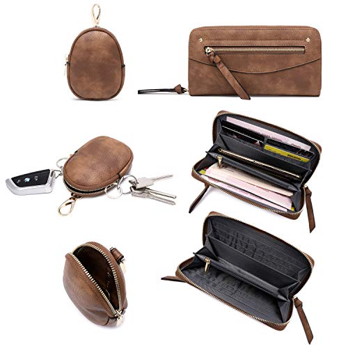 lapsting Hobo Bags for Women Handbags Purse Ladies Boho Shoulder Bag Crossbody Purses Faux Leather - color: 3a - 15.2inch Brown - Gold Hardware