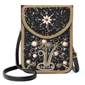 Small Beaded Crossbody Bag for Women, Boho Cell Phone Shoulder Purse Wallet with Handcrafted Colorful Beads - color: Tree-1