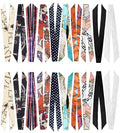 kcctoo 2/6/10Pack Scarf Bags for Women Handbag Scarfs Band Hair Neck Scarves Fashion Gifts - color: 20pcs Bright Scarf