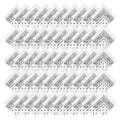 50 Pcs Bandanas Bulk Large Bandana Headband Paisley Cowboy Bandana Scarf Handkerchief for Women Men - color: White