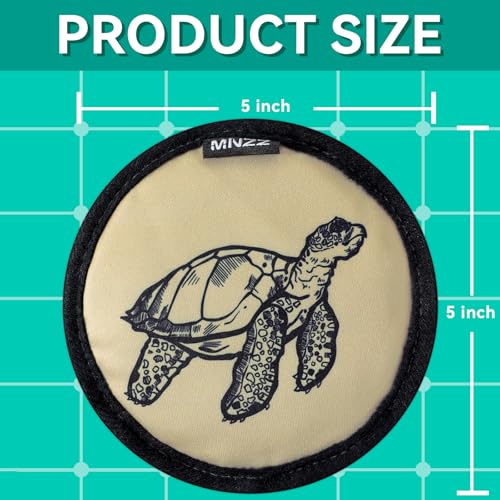 MNZZ Beach Sand Remover Sand Eraser Wipe Mitt Family Women 2026 Summer Gift Beach Towels Vacation Essentials Mexico Costa Rica Trip Must Haves Hawaii Honeymoon Accessories Alaska Cruise Ship Gear 1Pcs - color: 1pcs Cute Round Turtle
