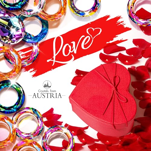 Kate Lynn "Rise From the Ashes" Phoenix Bracelet Made with Crystals from Austria, Adjustable Bangle Bracelet for Women 7"+2", Packaged with Jewelry Box, Birthday Gift for Women, Symbol of Luck and Renewal - color: Iridescence