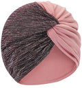 XYIYI Chemo Headwear Turban for Women, Cancer Patients Head Wrap Cover Hat for Hair Loss - color: Pink