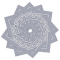 12 Pack Bandanas Unisex Paisley Cowboy Bandanas Bulk Multi Purpose Headband Scarf for Men Women Costume - color: Light Gray, style: Classic