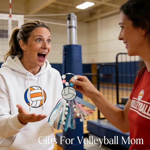 Baseball Softball Soccer Football Volleyball Sports Mom Charms for Bogg Bag Accessories Tassel Backpack Gifts - style: Volleyball