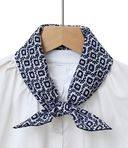 STARWHISPER Multicolored 22''x22'' Cotton Bandana for Women and Men Multi-purpose Headband Hair Scarf Protective Coverage - color: S9-blue Matrix