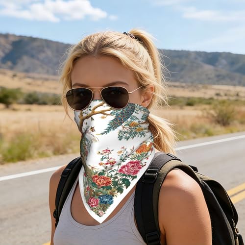 Head Scarf Hair Neck Scarves for Women Fashion Silk Satin Purse Bag Scarfs Handbags Bandana Neckerchief - color: Animal Forest Floral