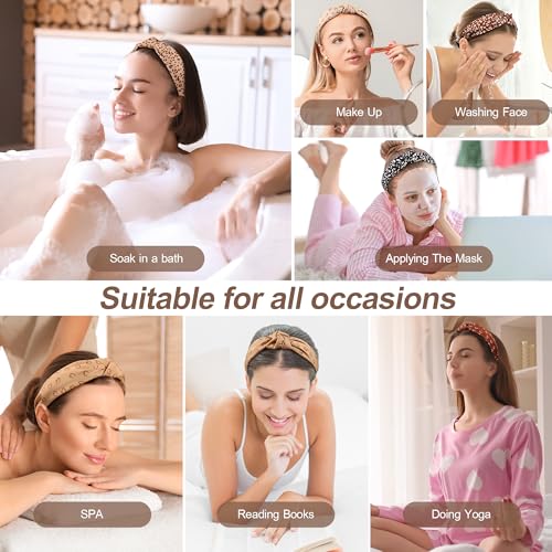 DiyJibb Headbands for Women Girls - 6PCS Stylish Top Knotted Headbands - Knotted Headband for Women - Head Bands Wide Hairband Hair Accessories - color: Love-01