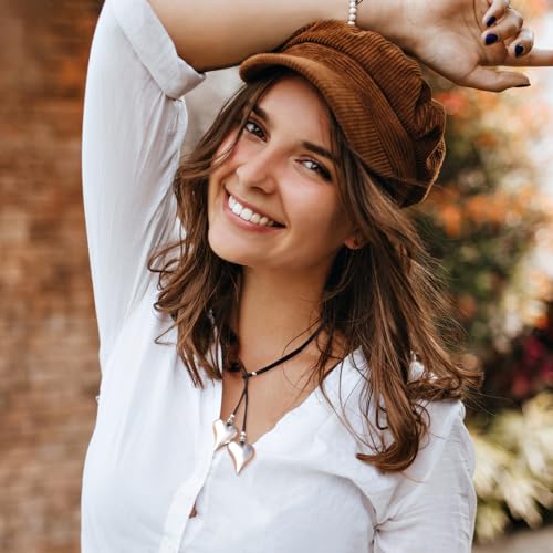 HUASAI Choker Necklace for Women Boho Necklaces Country Concert Outfits for Women Layered Western Choker Necklace Boho Cowgirl Jewelry Accessories Dress - color: K:Heart Boho Necklace